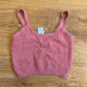 Fuzzy Crop Top